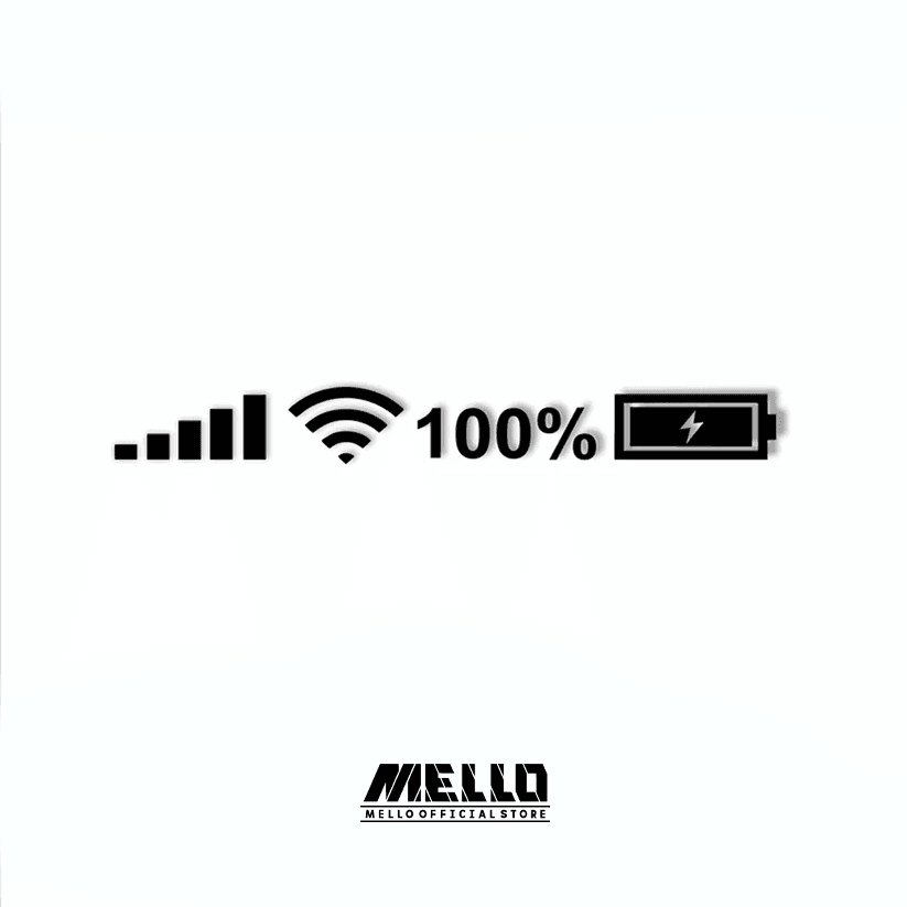 100% Power Sticker - Mello's Shop