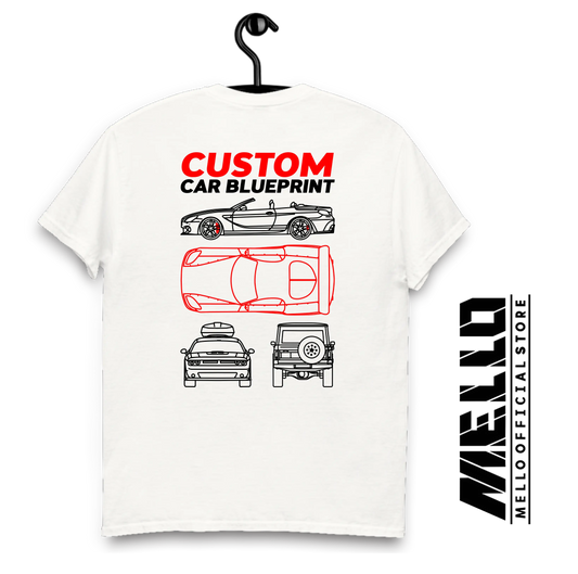 Custom Blueprint T-shirt - Premium