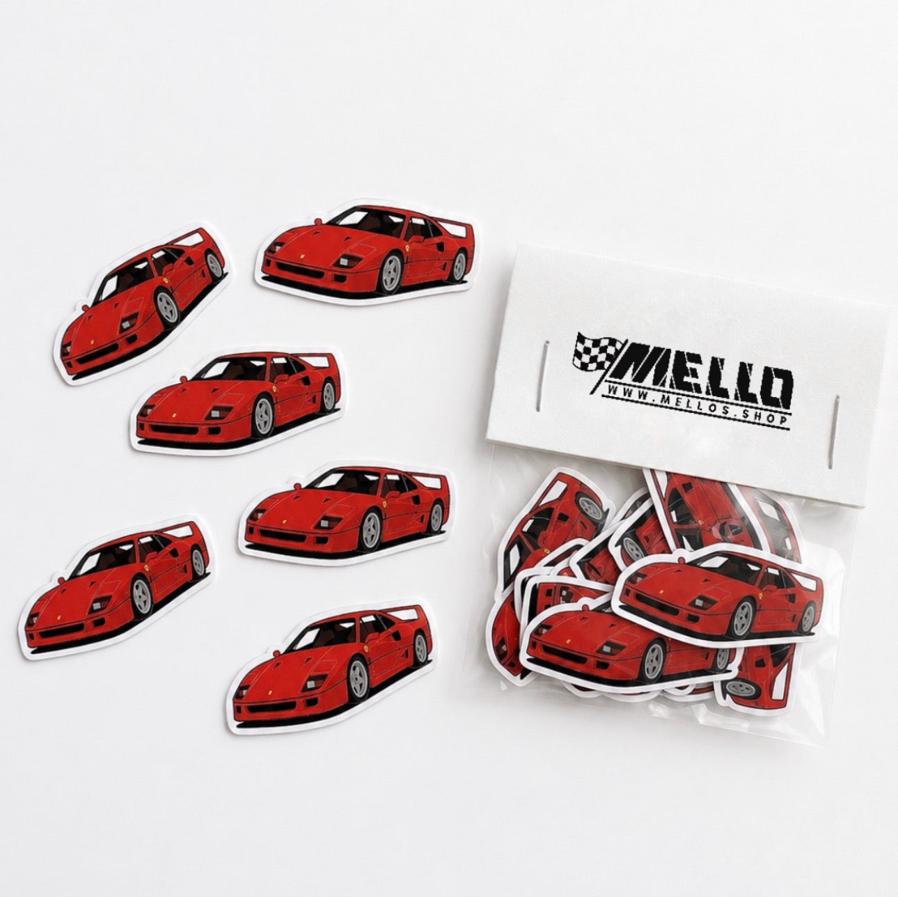 Ferrari F40 - Sticker Pack (10PCS)