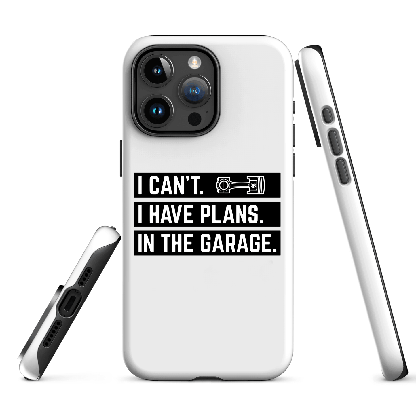Plans in garage - Tough Phone Case - Mello's Shop