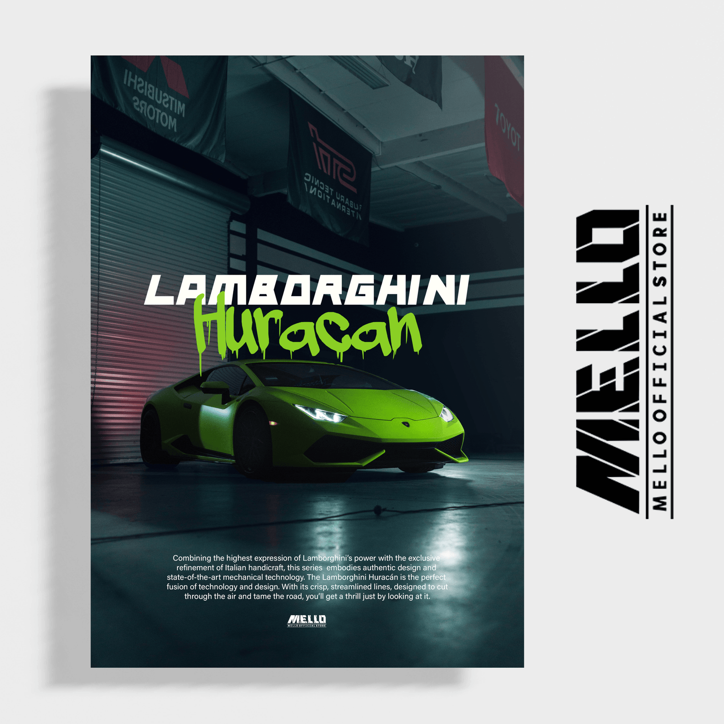 Lamborghini Huracan Poster - Mello's Shop