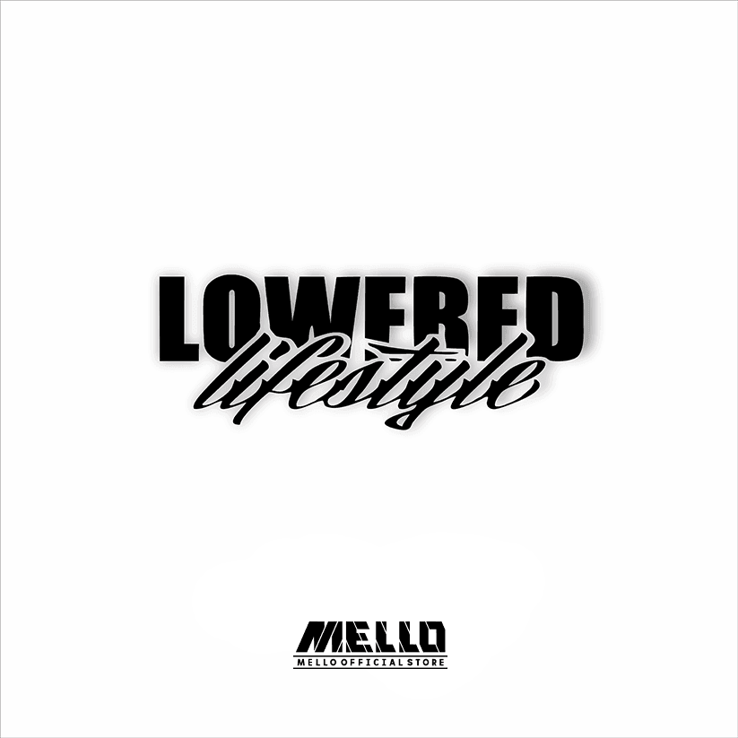 Lowered Lifestyle Sticker - Mello's Shop
