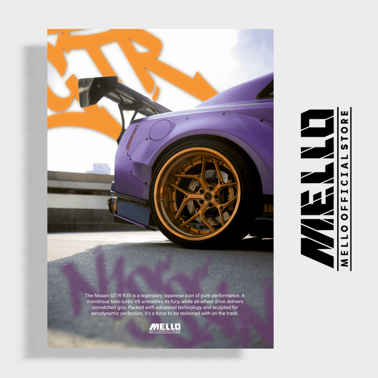 Nissan GTR Poster - Mello's Shop
