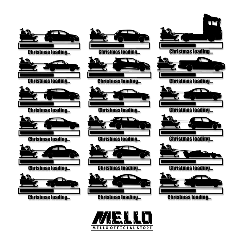 Christmas Loading Stickers - Mello's Shop