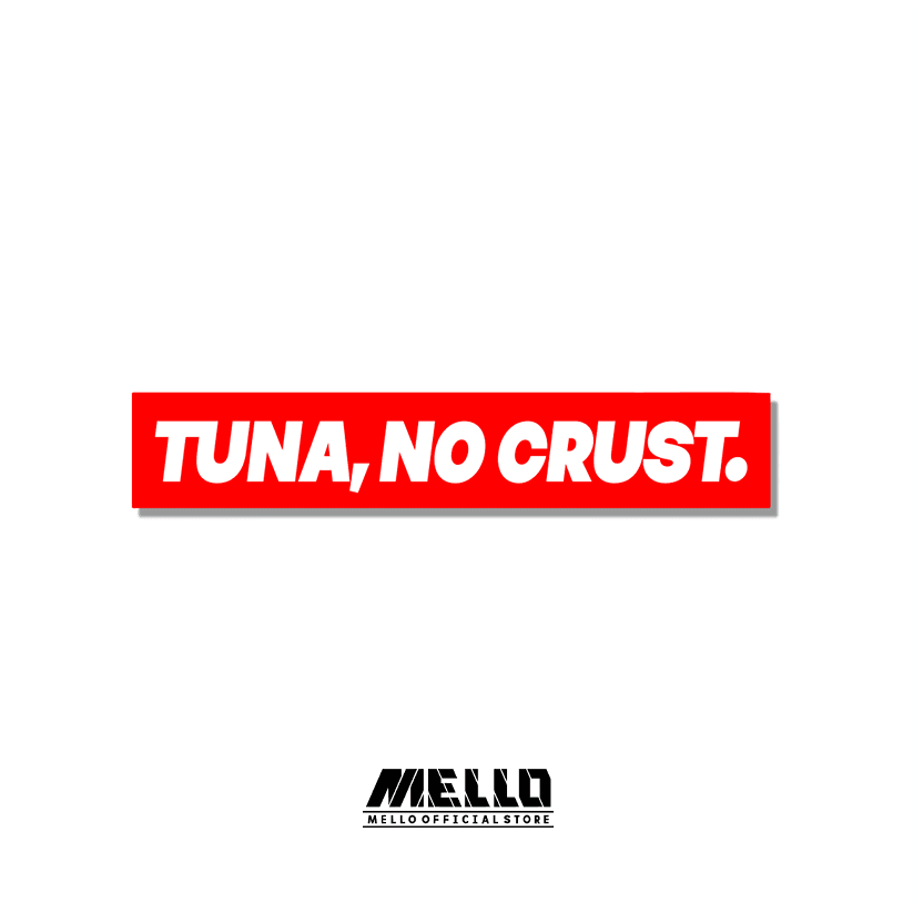 Tuna, No Crust KissCut Sticker - Mello's Shop