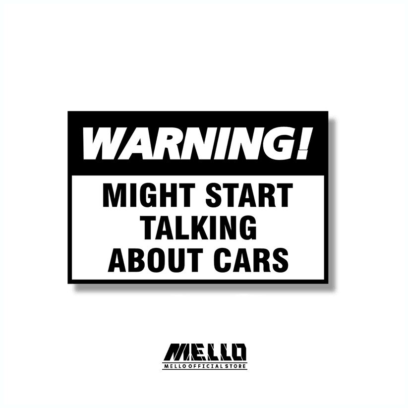 Warning Sticker - Mello's Shop