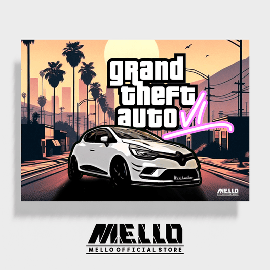 YOUR CAR on a GTA 6 Poster - Mello's Shop