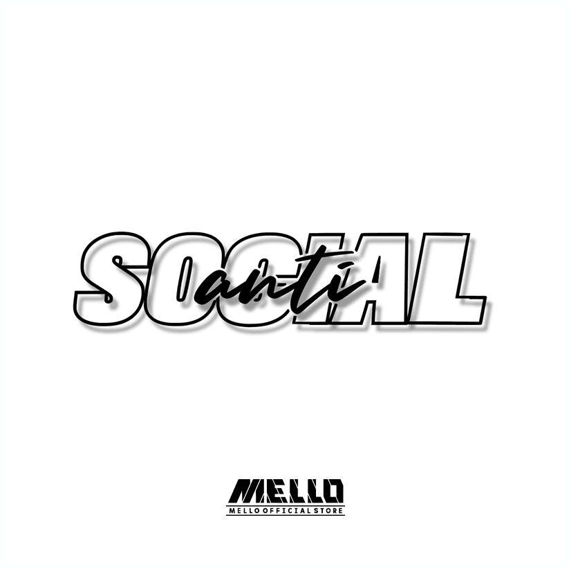 Anti Social Sticker - Mello's Shop