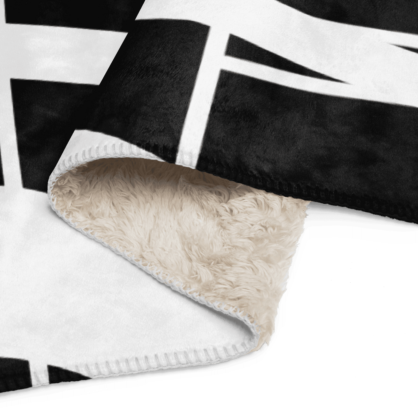 Full Black Sherpa Blanket - Premium - Mello's Shop