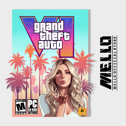 GTA 6 Golden Girl - 3D Poster - Mello's Shop