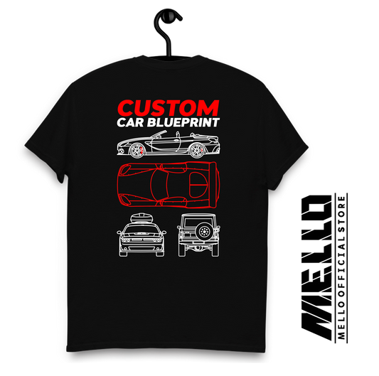 Custom Blueprint T-shirt - Premium