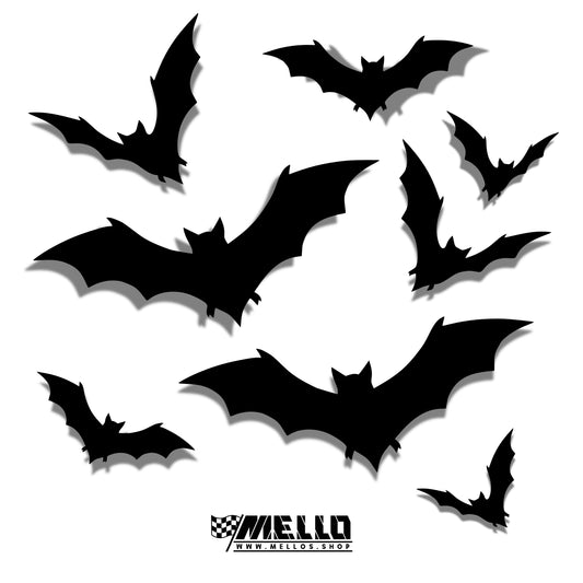 Bats Halloween Sticker Pack