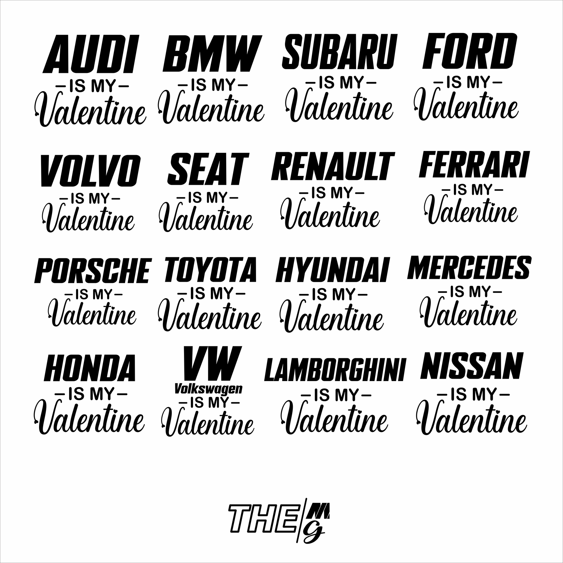 My Car is My Valetine - Mello's Shop