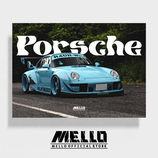 Rauh-Welt Porsche 911 Poster - Mello's Shop