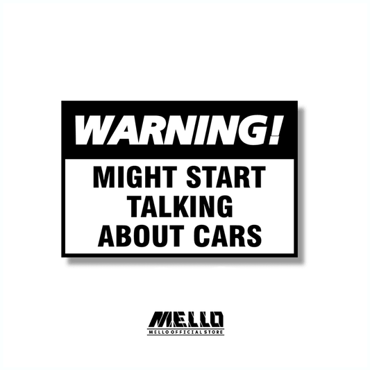 Warning Sticker - Mello's Shop