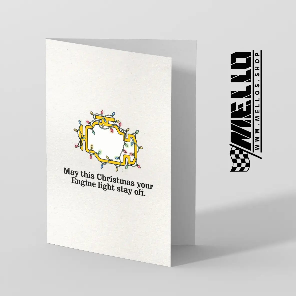 Xmas Card - Festive Check Engine