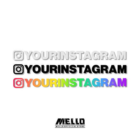 YOUR Instagram Sticker - Mello's Shop